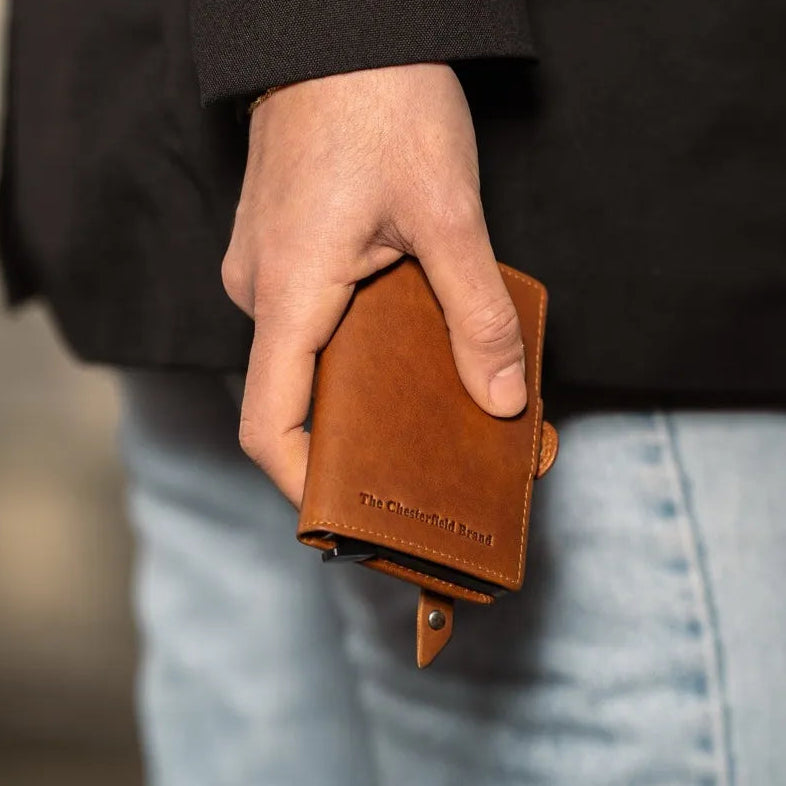 Lagos Full-Grain Leather Card Holder da Donna – Vista prodotto alternativa 2