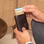 Mannheim Full-Grain Leather Card Holder da Donna – Vista prodotto alternativa 2