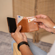 Palma Full-Grain Leather Card Holder da Donna – Vista prodotto alternativa 3