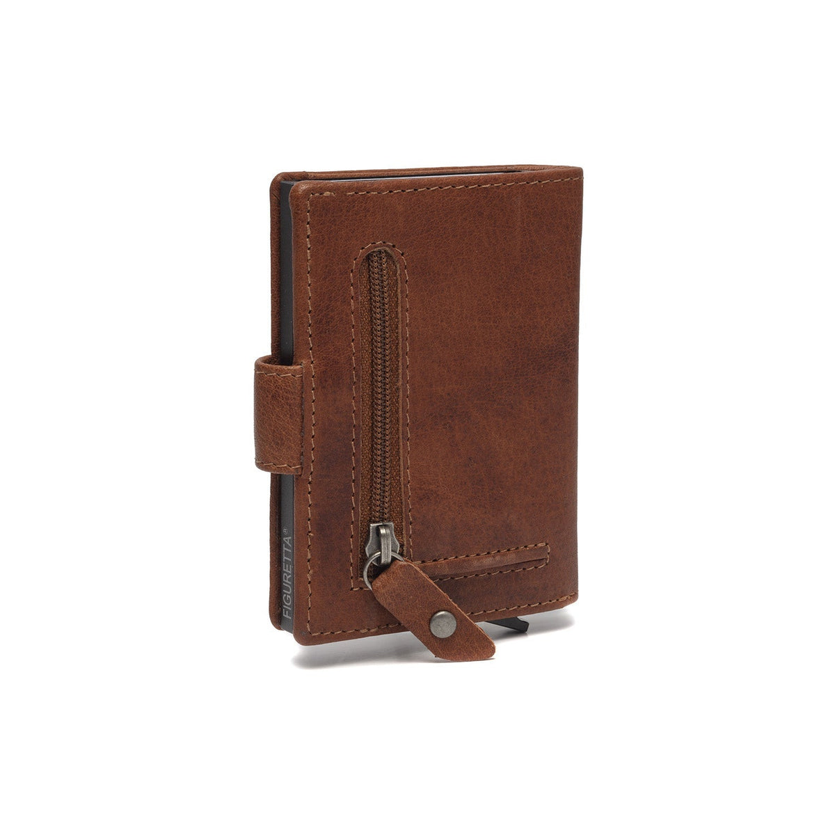 Prague Full-Grain Leather Card Holder da Donna – Vista prodotto alternativa 3