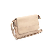 Ann Pelle pieno fiore Borsa a tracolla in Classic 100% Full-Grain Leather - Full Exterior Front Profile View | Acquista online