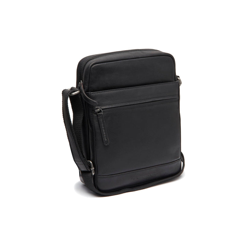 Anzora Full-Grain Leather Crossbody Bag da Uomo