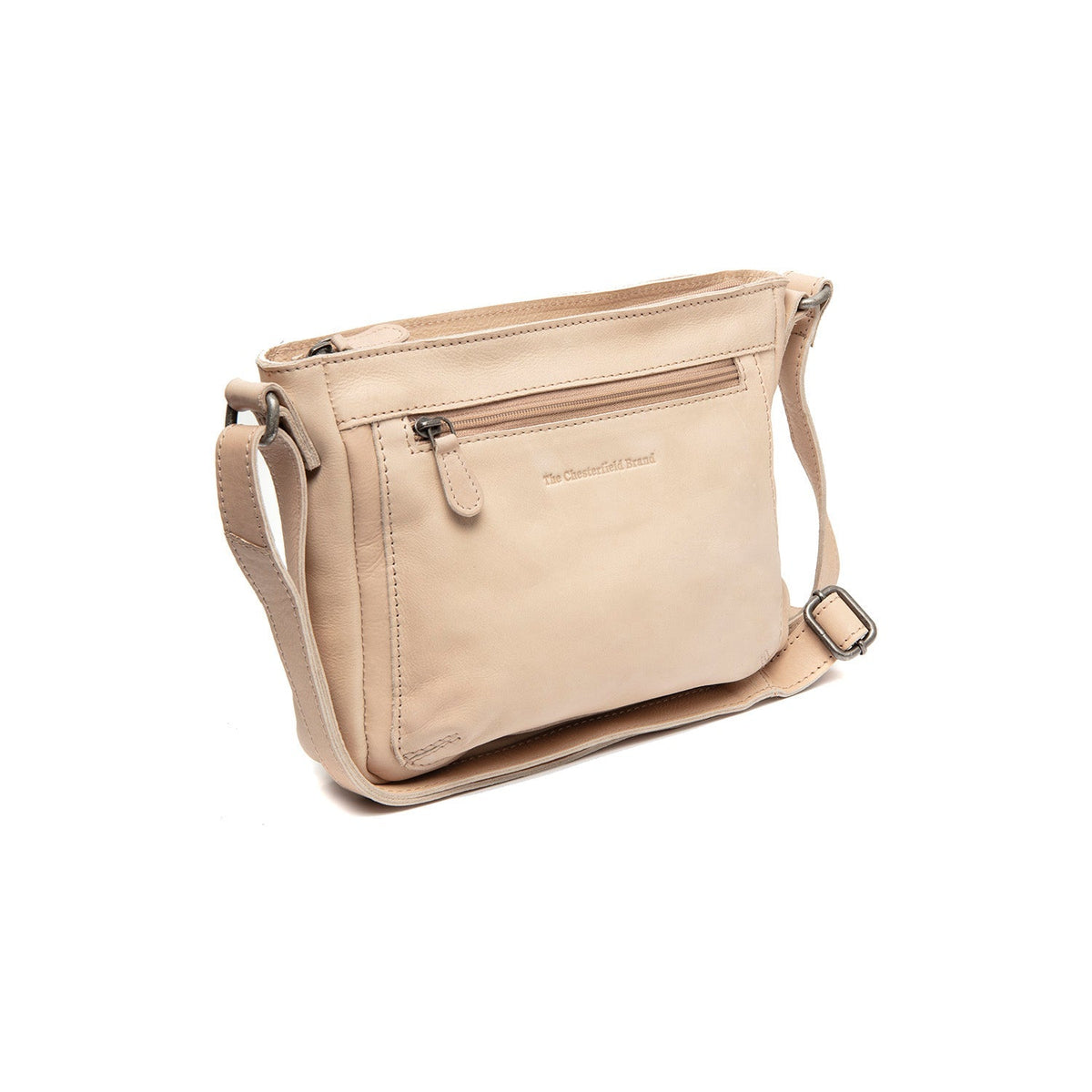 
Aston Borsa a tracolla in pelle pieno fiore in classica vera pelle pieno fiore 100% - Full Exterior Vista frontale e silhouette sartoriale | Acquista online