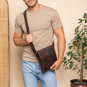 
Bodin Borsa a tracolla in pelle pieno fiore – alternate product view 3