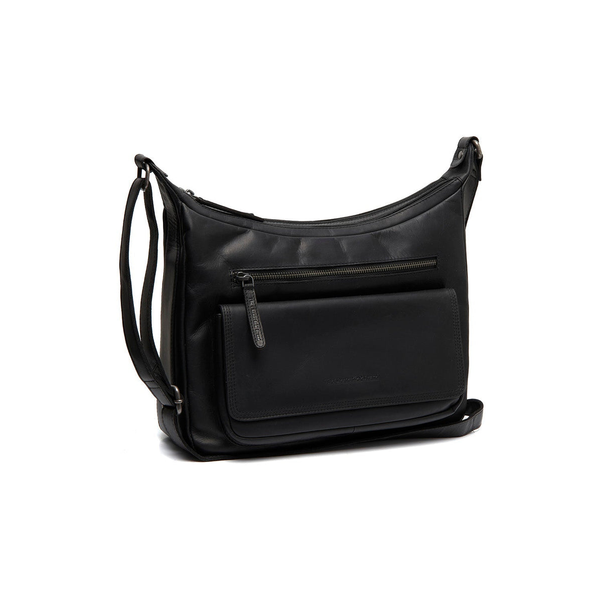 Bryson Full-Grain Leather Crossbody Bag da Donna in Classic 100% Full-Grain Leather - Full Exterior Front Profile View | Acquista online