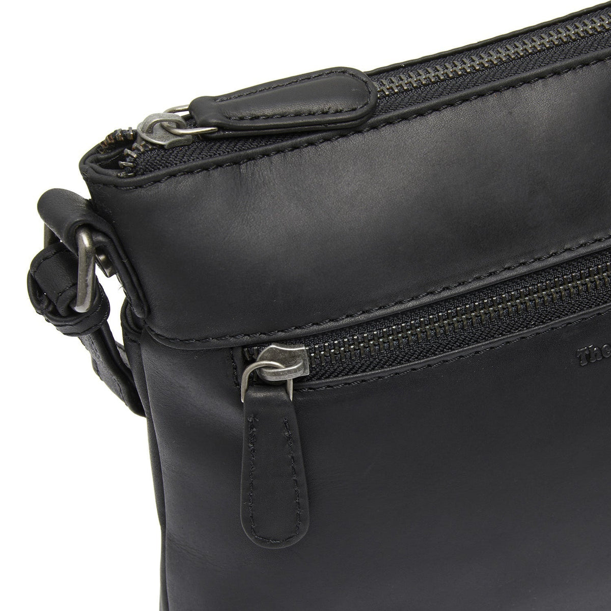 
Classic 100% Full-Grain leather Bag - Prospettiva posteriore con spallacci in pelle rinforzati