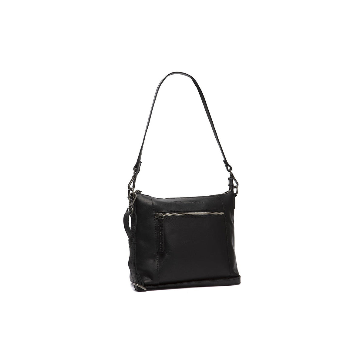 
Faro Borsa a tracolla in pelle pieno fiore in classica vera pelle pieno fiore 100% - Full Exterior Vista frontale e silhouette sartoriale | Acquista online
