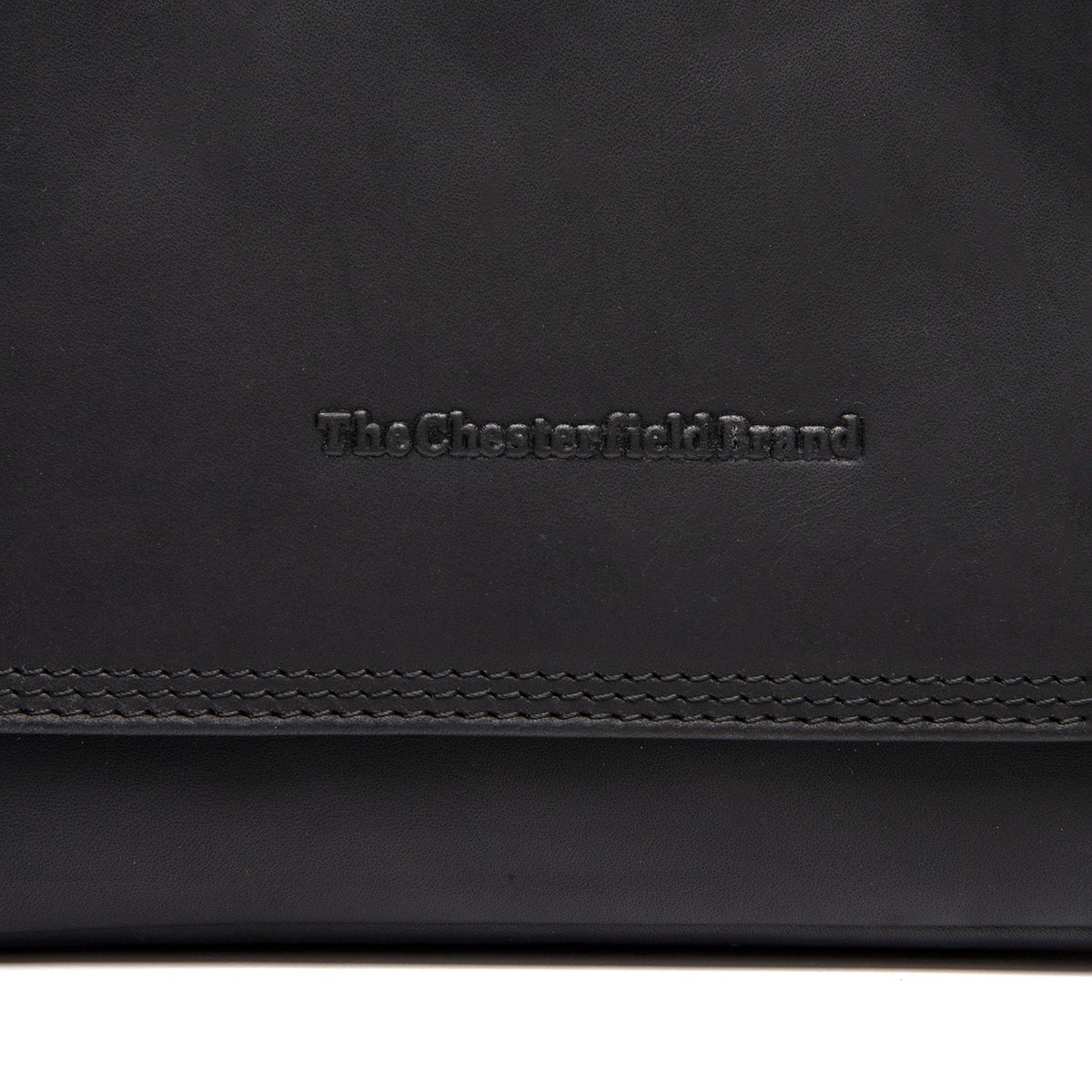 
Classic 100% Full-Grain leather Bag - Prospettiva posteriore con spallacci in pelle rinforzati