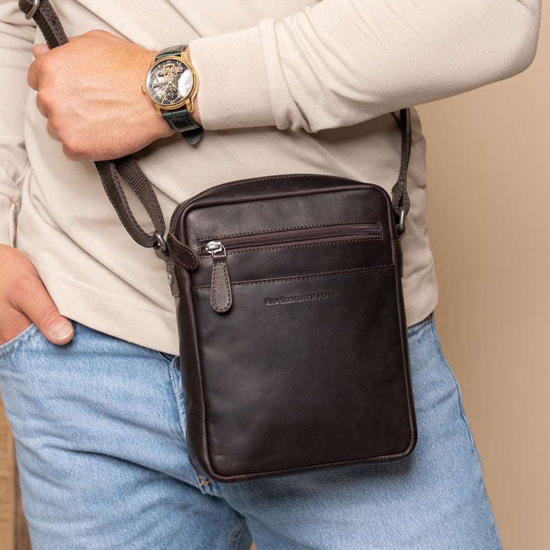 
Laveno Borsa a tracolla in pelle pieno fiore – alternate product view 2