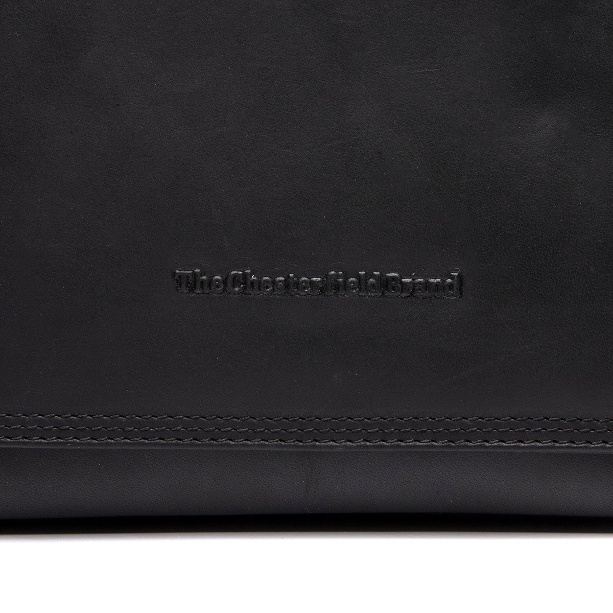
Classic 100% Full-Grain leather Bag - Prospettiva posteriore con spallacci in pelle rinforzati