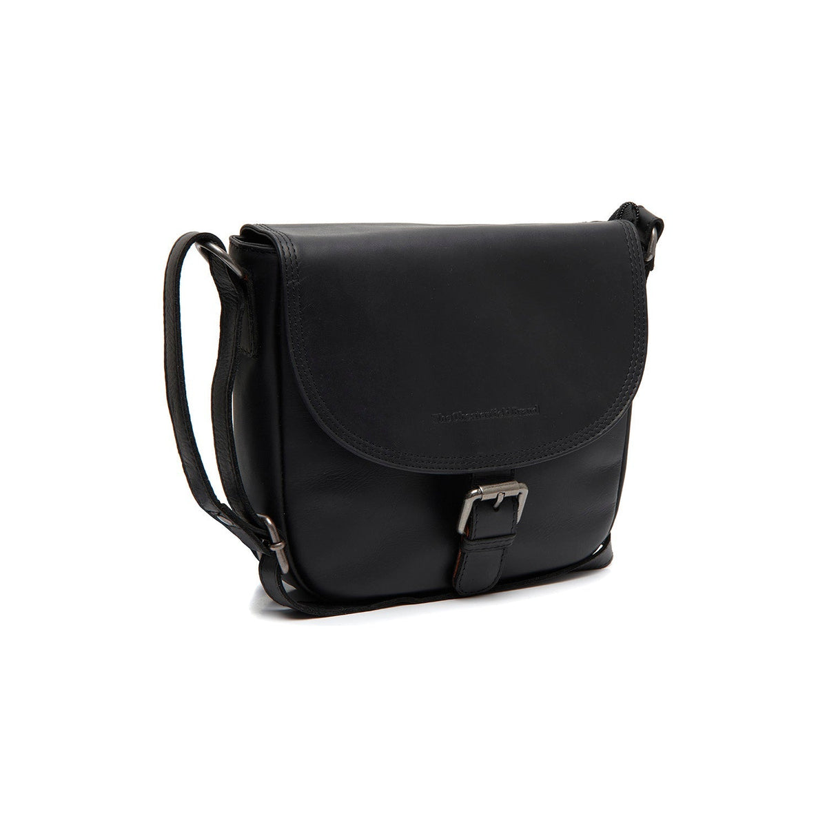 
Lucian Borsa a tracolla in pelle pieno fiore in classica vera pelle pieno fiore 100% - Full Exterior Vista frontale e silhouette sartoriale | Acquista online