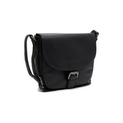 
Lucian Borsa a tracolla in pelle pieno fiore in classica vera pelle pieno fiore 100% - Full Exterior Vista frontale e silhouette sartoriale | Acquista online