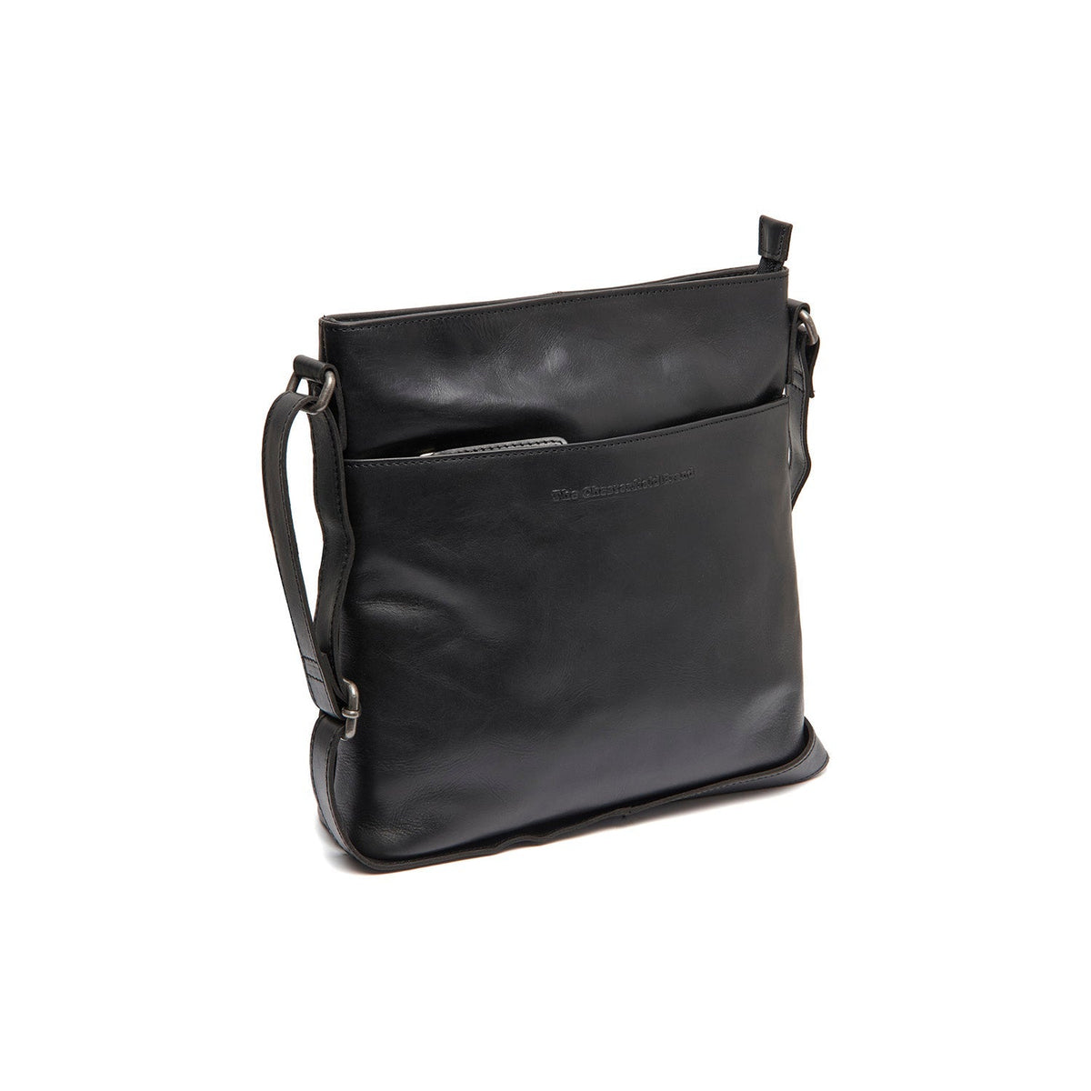 
Lunton Borsa a tracolla in pelle pieno fiore in classica vera pelle pieno fiore 100% - Full Exterior Vista frontale e silhouette sartoriale | Acquista online