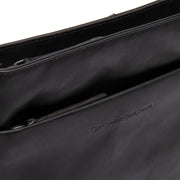 
Classic 100% Full-Grain leather Bag - Prospettiva posteriore con spallacci in pelle rinforzati