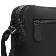 
Classic 100% Full-Grain leather Bag - Prospettiva posteriore con spallacci in pelle rinforzati