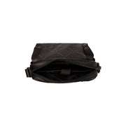 Solid Antique Brass Hardware &amp; Heavy-Duty Dual Zipper Detail on Raphael Full-Grain Leather Crossbody Bag da Uomo