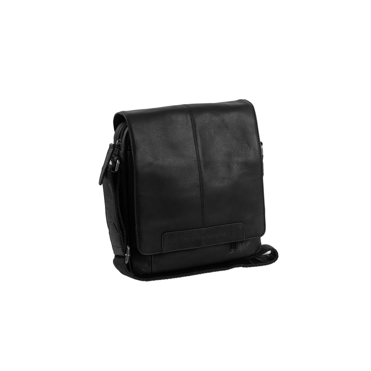 
Remy Borsa a tracolla in pelle pieno fiore in classica vera pelle pieno fiore 100% - Full Exterior Vista frontale e silhouette sartoriale | Acquista online