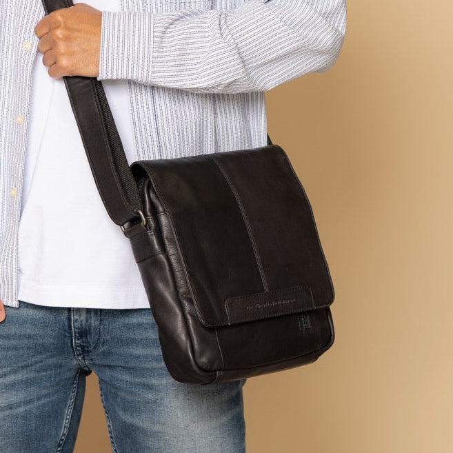 Remy Full-Grain Leather Crossbody Bag da Uomo