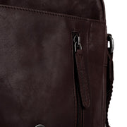 
Remy Borsa a tracolla in pelle pieno fiore – alternate product view 3