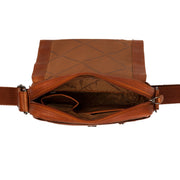 
Remy Borsa a tracolla in pelle pieno fiore – alternate product view 2