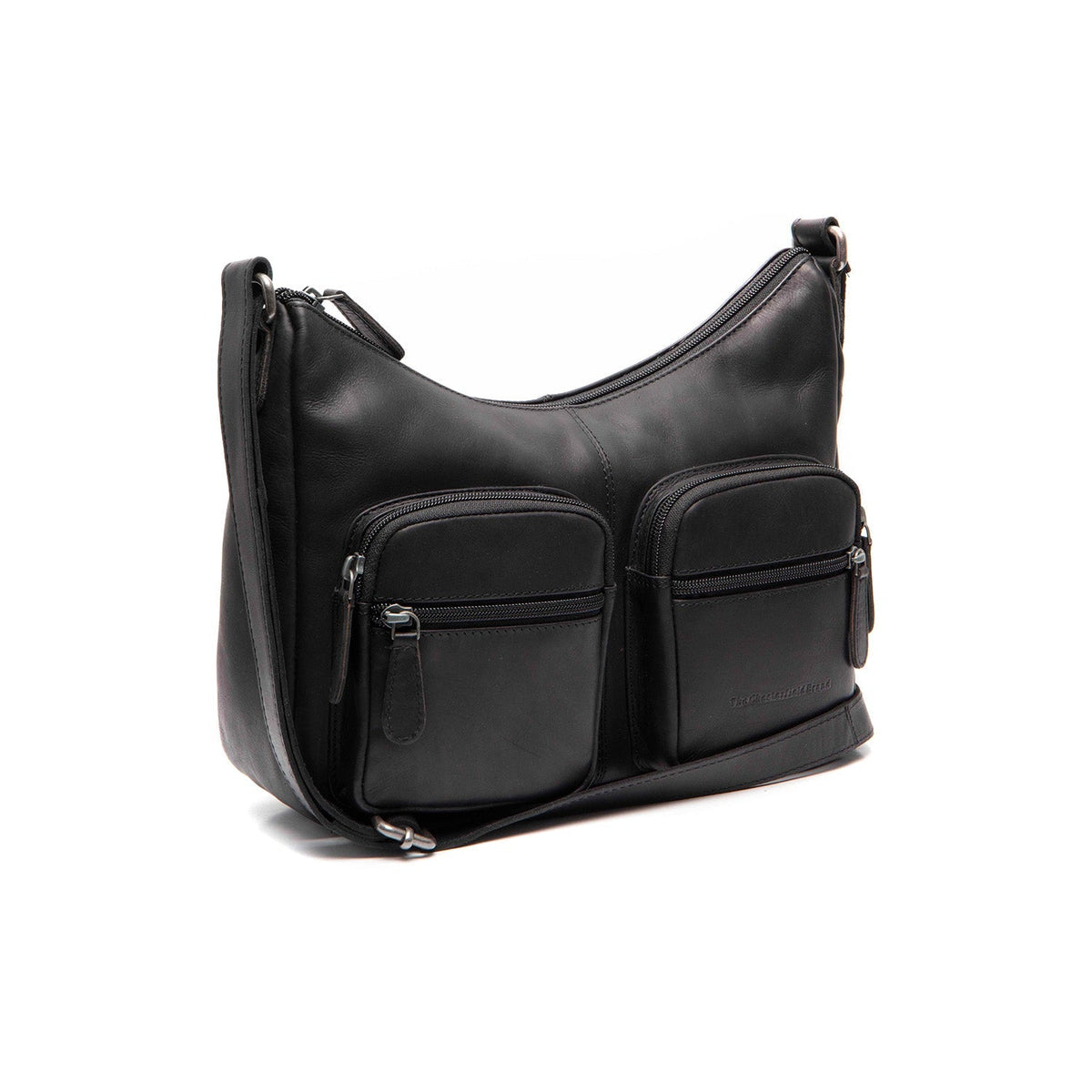 Valenora Full-Grain Leather Crossbody Bag da Donna in Classic 100% Full-Grain Leather - Full Exterior Front Profile View | Acquista online