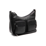 Valenora Full-Grain Leather Crossbody Bag da Donna in Classic 100% Full-Grain Leather - Full Exterior Front Profile View | Acquista online
