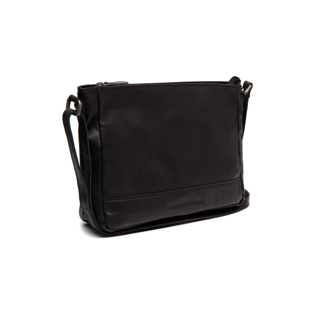 Weimar Full-Grain Leather Crossbody Bag da Donna in Classic 100% Full-Grain Leather - Full Exterior Front Profile View | Acquista online