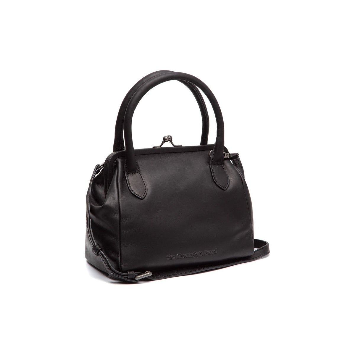 
Chili Borsa a mano in pelle pieno fiore in classica vera pelle pieno fiore 100% - Vista frontale e silhouette sartoriale | Acquista online