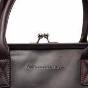 Dorin Full-Grain Leather Handbag da Donna – Vista prodotto alternativa 3