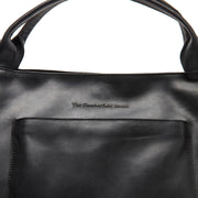 Classic 100% Full-Grain leather Goods - Vista posteriore Showing Tailored Shoulder Fit &amp; Clean Hemline