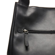 Fioline Full-Grain Leather Handbag da Donna - Lateral Side Profile View Showing Sleeve Cut &amp; Athletic Taper Fit