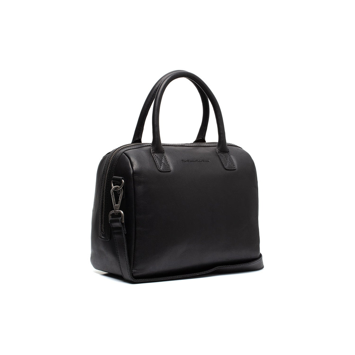 Langton Full-Grain Leather Handbag da Donna in Classic 100% Full-Grain Leather - Vista frontale e linea su misura | Acquista online