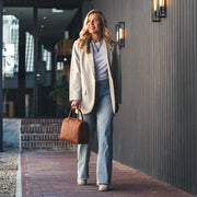 Langton Full-Grain Leather Handbag da Donna – Vista prodotto alternativa 3