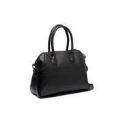 Marsala Full-Grain Leather Handbag da Donna in Classic 100% Full-Grain Leather - Vista frontale e linea su misura | Acquista online