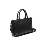 Pergamino Full-Grain Leather Handbag da Donna in Classic 100% Full-Grain Leather - Vista frontale e linea su misura | Acquista online
