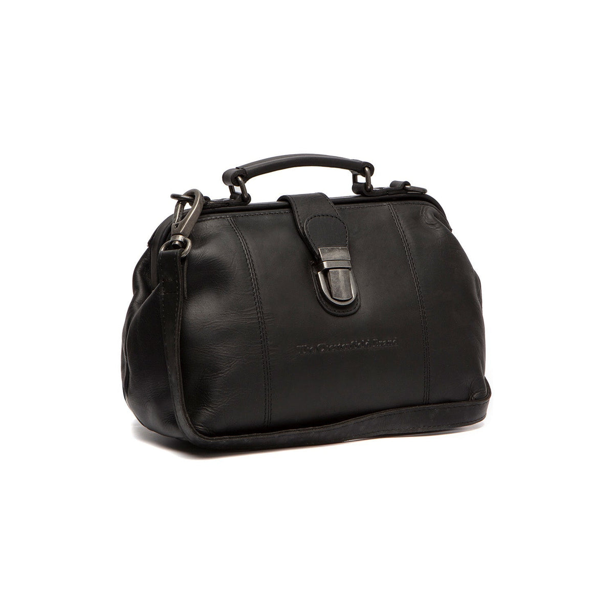 
Rachael Borsa a mano in pelle pieno fiore in classica vera pelle pieno fiore 100% - Vista frontale e silhouette sartoriale | Acquista online