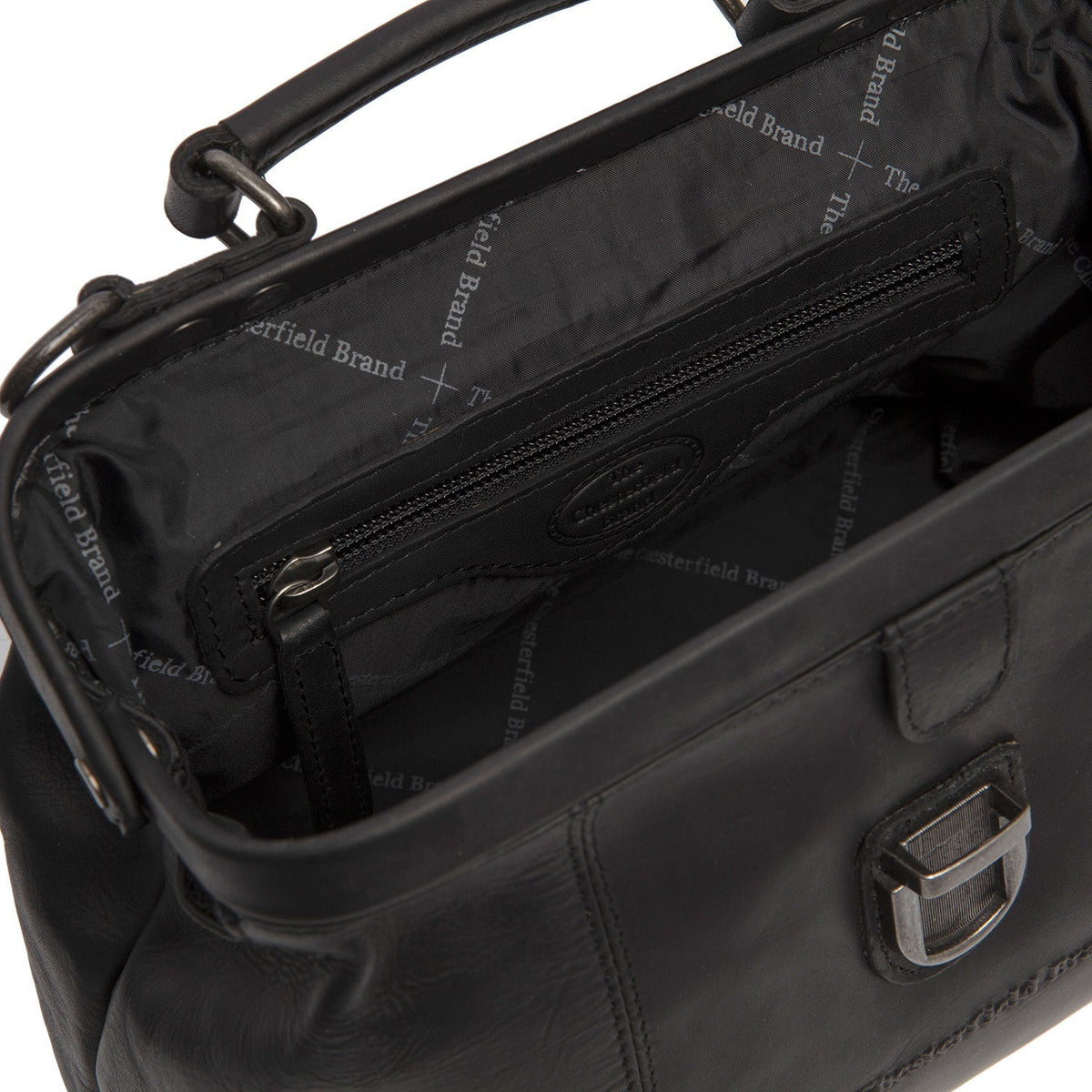 
Classic 100% Full-Grain leather Goods - Vista posteriore con spalle definite e orlo pulito
