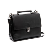 Renata Full-Grain Leather Handbag da Donna in Classic 100% Full-Grain Leather - Vista frontale e linea su misura | Acquista online