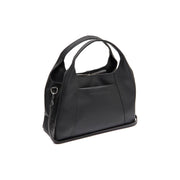 Salina Full-Grain Leather Handbag da Donna in Classic 100% Full-Grain Leather - Vista frontale e linea su misura | Acquista online