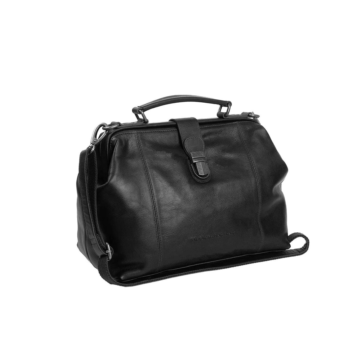 Shaun Full-Grain Leather Handbag da Donna in Classic 100% Full-Grain Leather - Vista frontale e linea su misura | Acquista online
