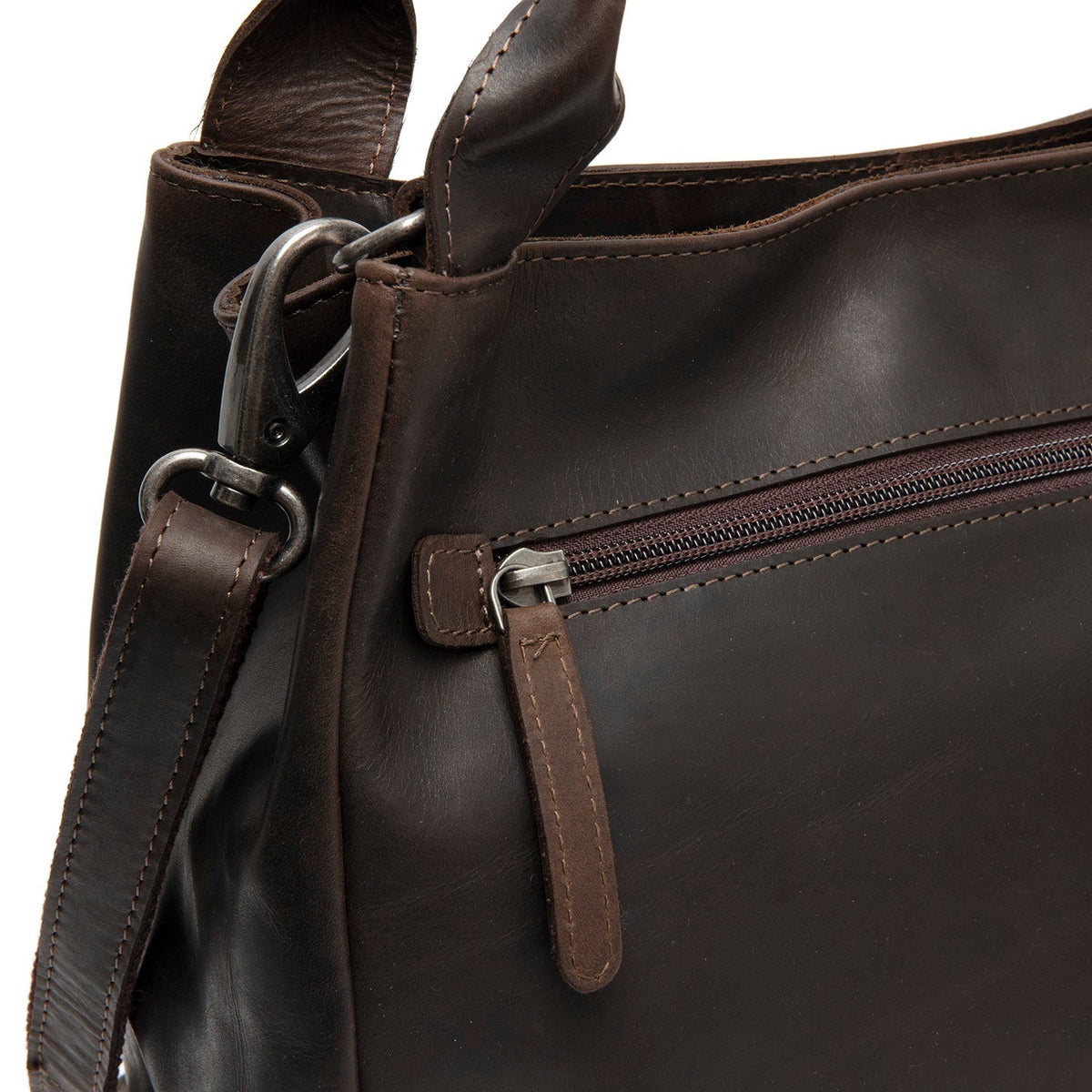 Tenara Full-Grain Leather Handbag da Donna – Vista prodotto alternativa 3