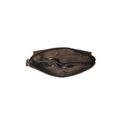Tailored Rib Cuffs &amp; Hem Craftsmanship Construction Detail on Oliver Full-Grain Leather Key Case da Donna