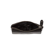 Violette Full-Grain Leather Key Case da Donna - Lateral Side Profile View Showing Sleeve Cut &amp; Athletic Taper Fit