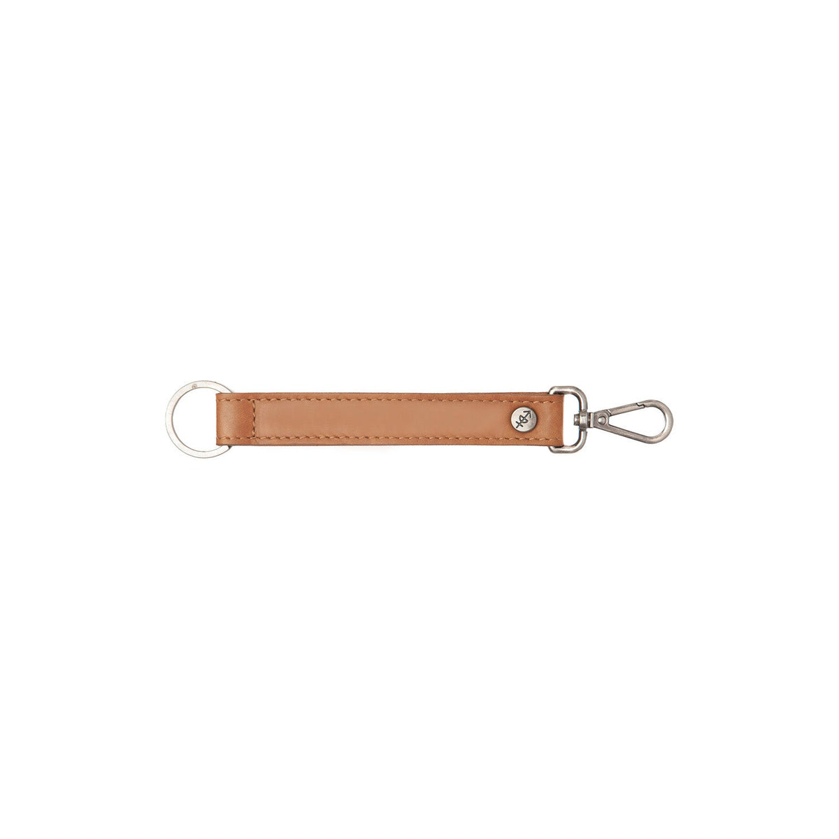 Cognac 100% Full-Grain leather Goods - Vista posteriore Showing Tailored Shoulder Fit &amp; Clean Hemline