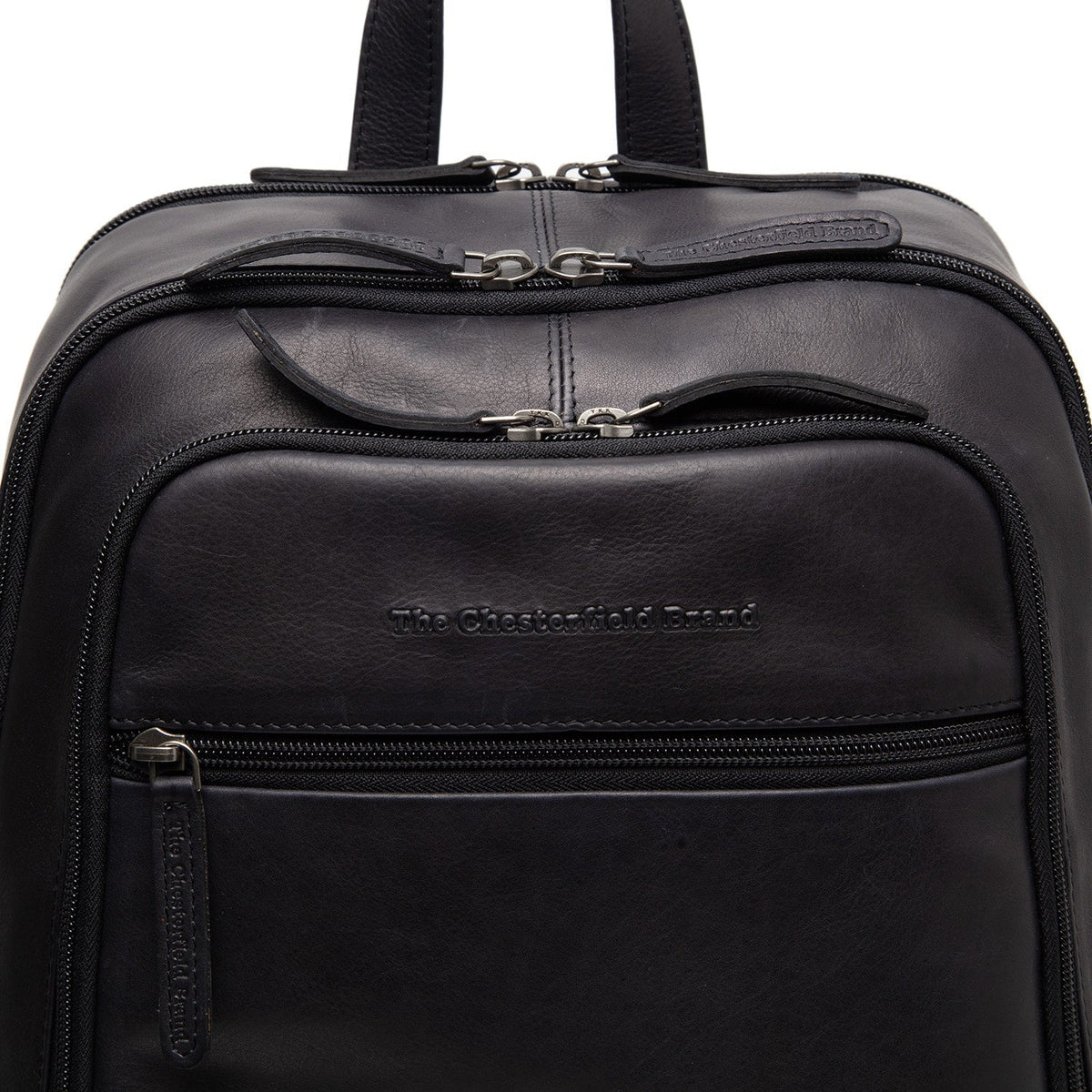 Vista interna Showing Dedicated Padded Laptop Sleeve & Multi-Compartment Organization