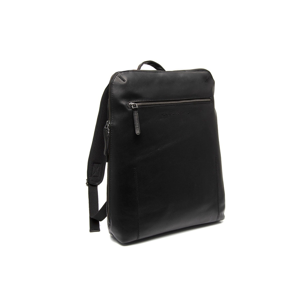 Filmore Full-Grain Leather Laptop Backpack da Donna in Classic 100% Full-Grain Leather - Full Exterior Front Profile View | Acquista online