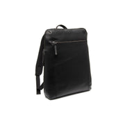 Filmore Full-Grain Leather Laptop Backpack da Donna in Classic 100% Full-Grain Leather - Full Exterior Front Profile View | Acquista online