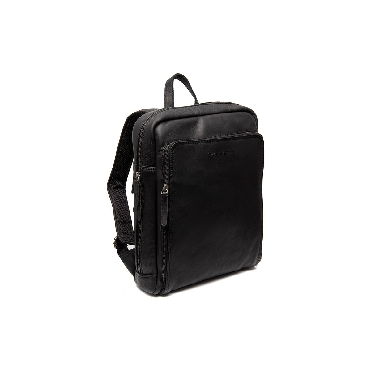 Jasper Full-Grain Leather Laptop Backpack da Donna in Classic 100% Full-Grain Leather - Full Exterior Front Profile View | Acquista online