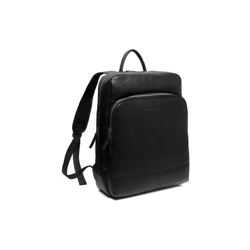 Nicola Full-Grain Leather Laptop Backpack da Donna