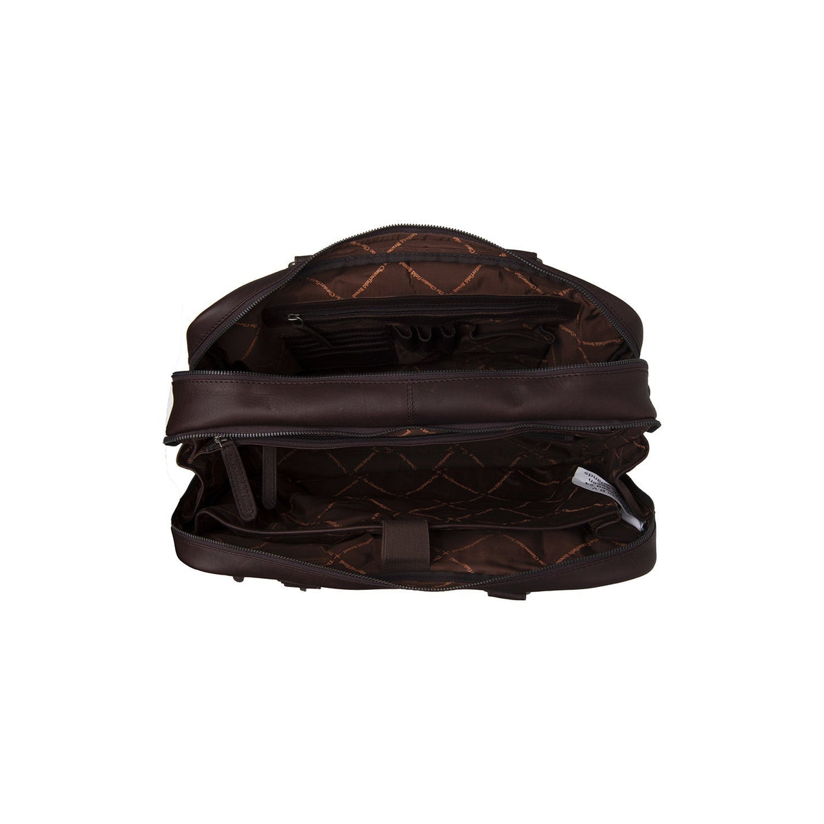 Boston Full-Grain Leather Laptop Bag da Uomo – Vista prodotto alternativa 3
